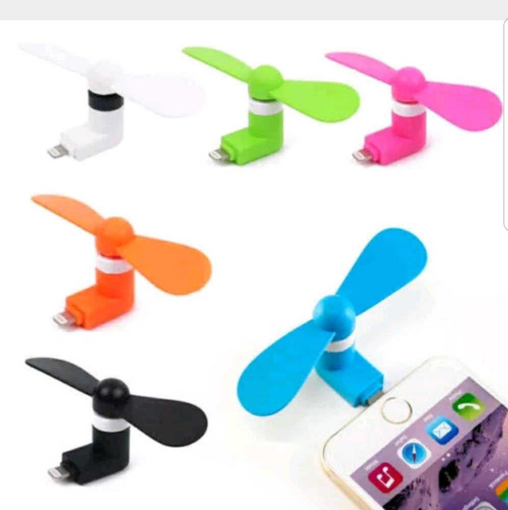 Phone fans for IPhone and Android devices